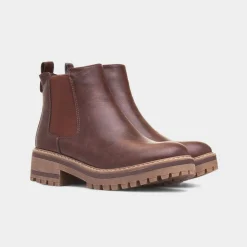 Lotus Lottie Womens Brown Chelsea Boot