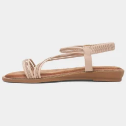 Lunar Aruba Womens Nude Strappy Sandal