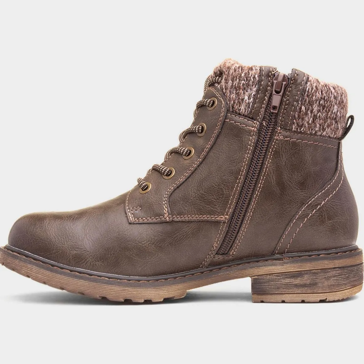 Lunar Benson III Womens Brown Ankle Boot