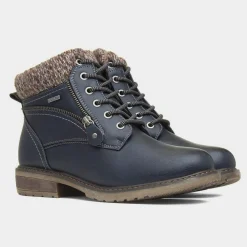 Lunar Benson III Womens Navy Ankle Boot