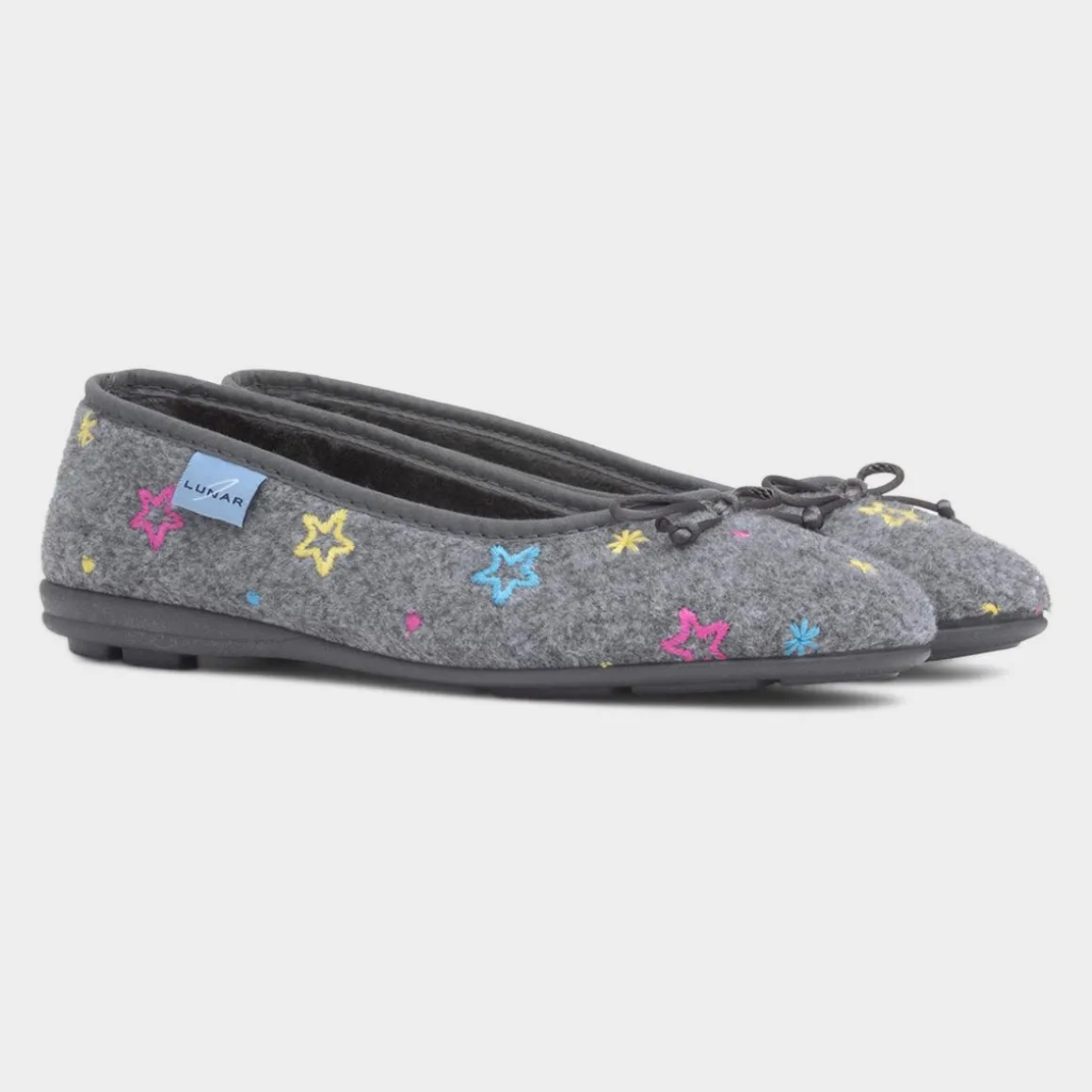 Lunar Berry Womens Grey Slipper