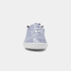 Lunar Blade Womens Pale Blue Leather Shoe