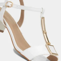 Lunar Blaze Womens White Patent Heel