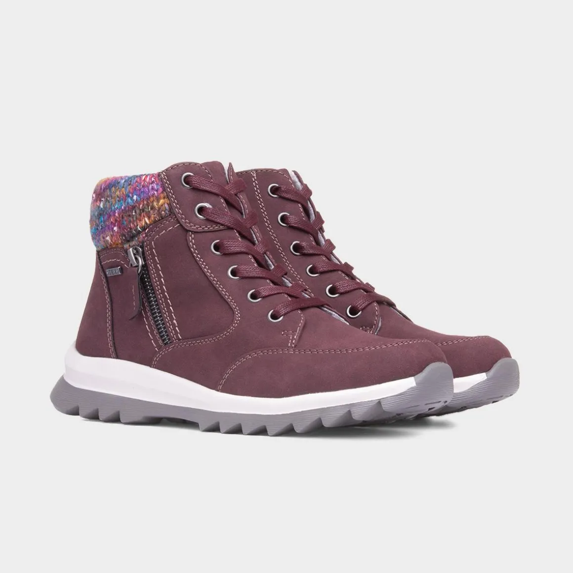 Lunar Buttermere Womens Burgundy Ankle Boot