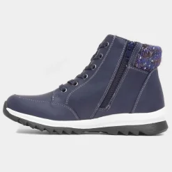 Lunar Buttermere Womens Navy Ankle Boot