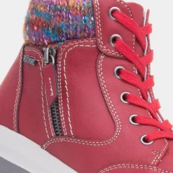 Lunar Buttermere Womens Red Ankle Boot