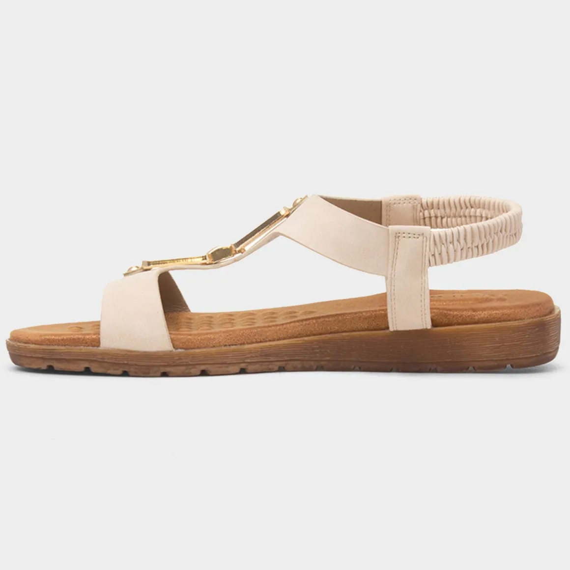 Lunar Coquet Womens Beige Sandal