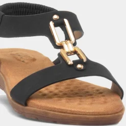 Lunar Coquet Womens Black Sandal