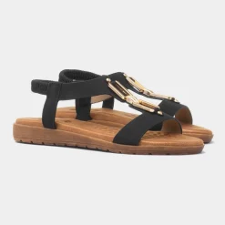 Lunar Coquet Womens Black Sandal