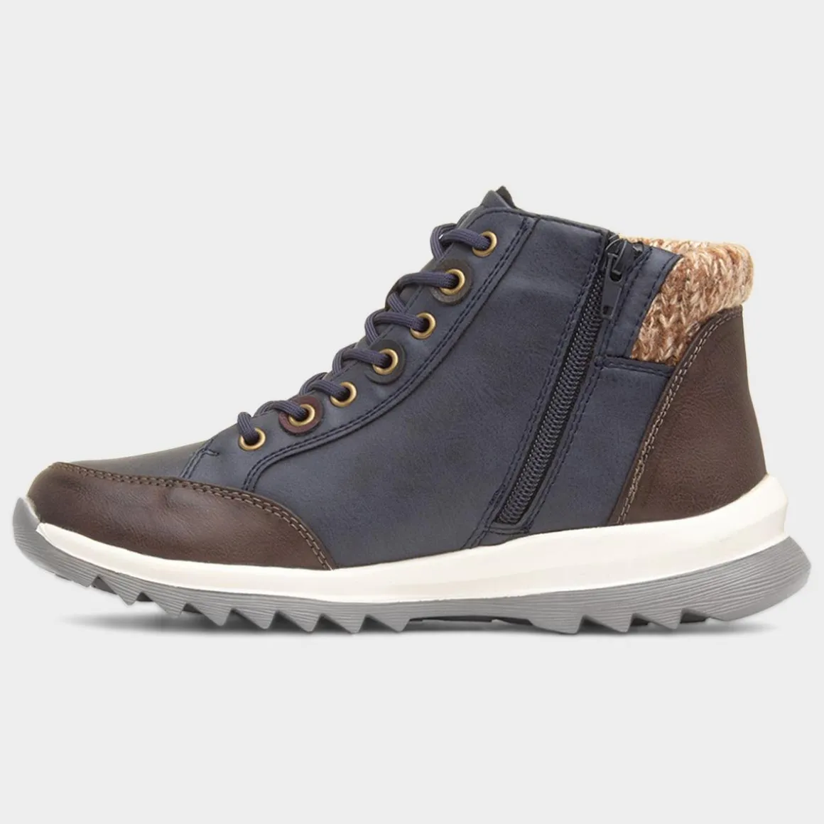 Lunar Dasha Womens Navy Ankle Boot