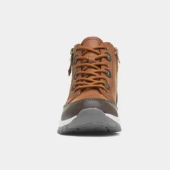 Lunar Dasha Womens Tan Lace Up Boot