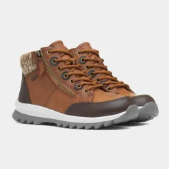 Lunar Dasha Womens Tan Lace Up Boot
