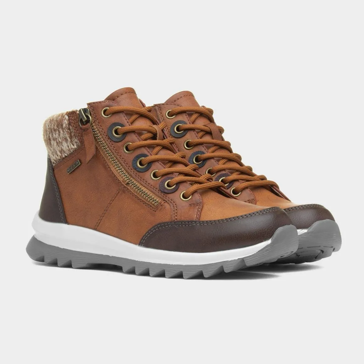 Lunar Dasha Womens Tan Lace Up Boot