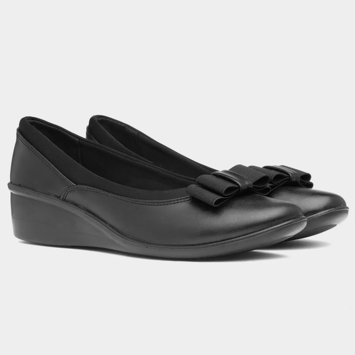 Lunar Deacon Womens Black Leather Shoe