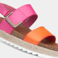 Lunar Deanna II Womens Pink Flatform Sandals