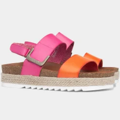 Lunar Deanna II Womens Pink Flatform Sandals