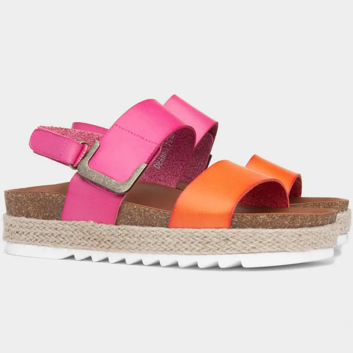 Lunar Deanna II Womens Pink Flatform Sandals