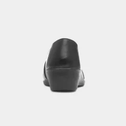 Lunar Esther Womens Black Wedge Casual Shoe