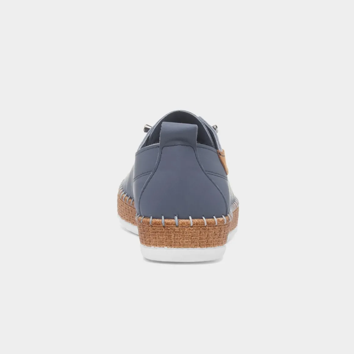 Lunar Evie Womens Blue Casual Leather Shoe