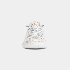 Lunar Exbury Womens White Leather Shoe