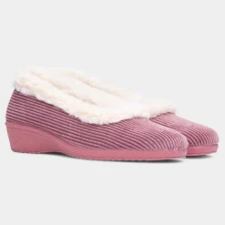 Lunar Glynis Womens Heather Wedge Slipper
