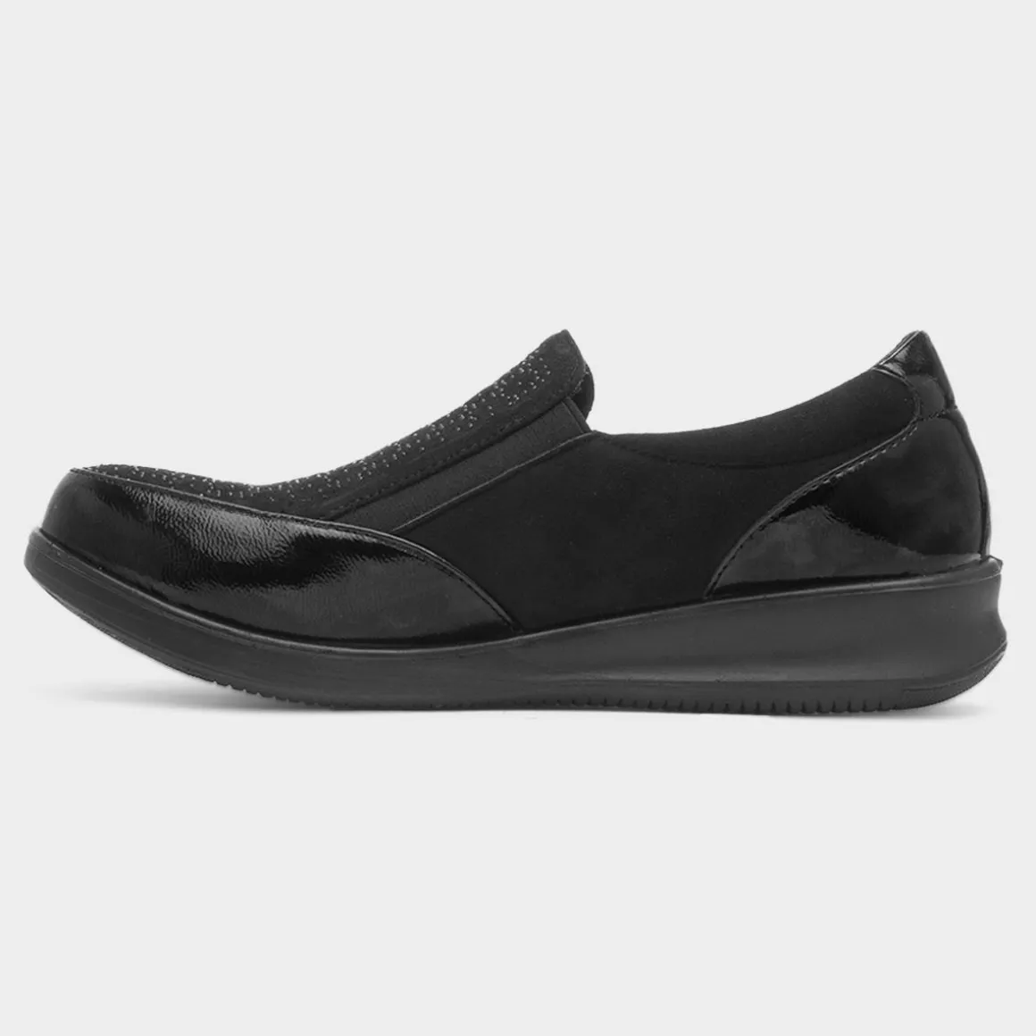 Lunar Hattie Womens Black Casual Shoe