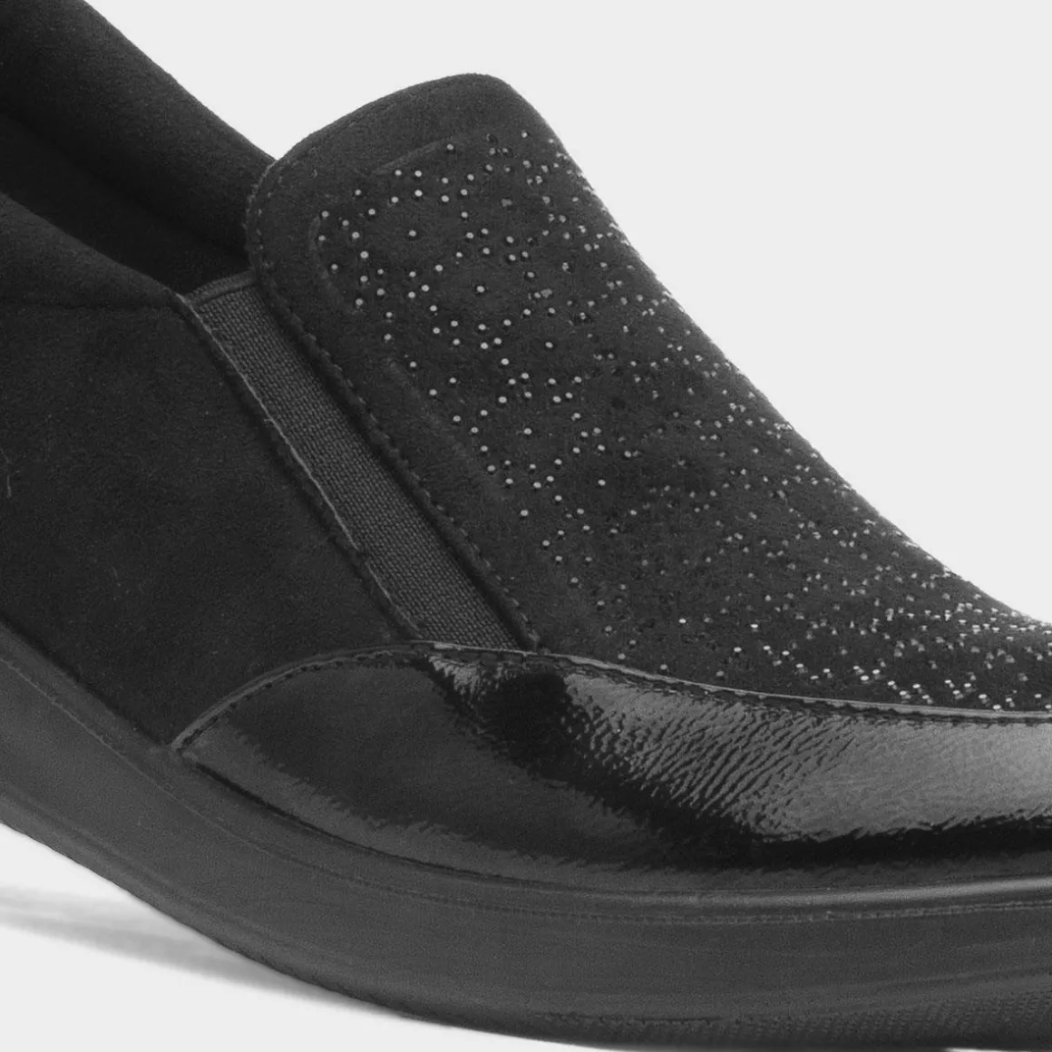 Lunar Hattie Womens Black Casual Shoe