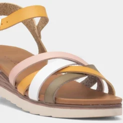 Lunar Karla Womens Mustard Strappy Sandal