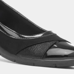 Lunar Marian Womens Black Wedge Shoe