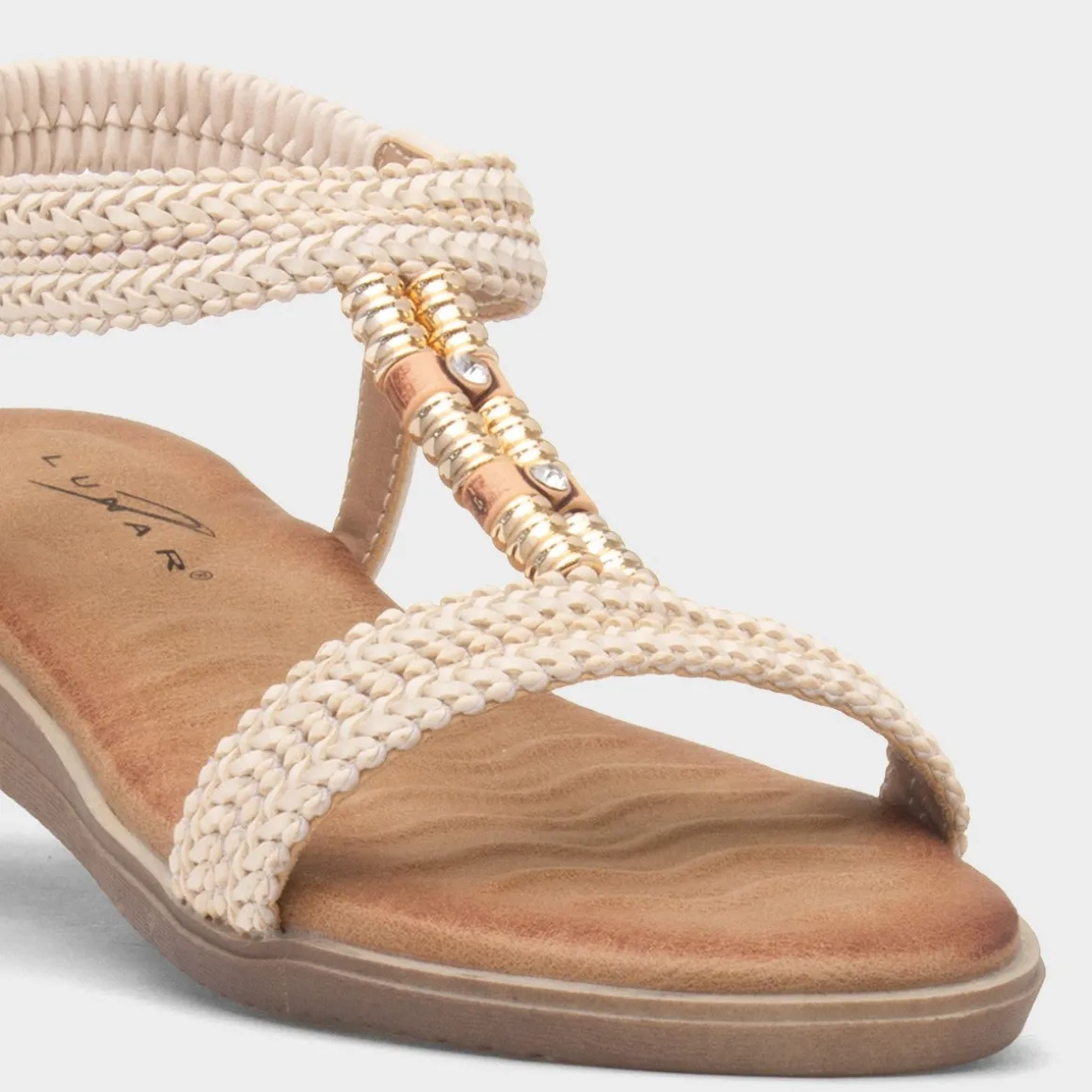 Lunar Portofino Womens Cream Sandal