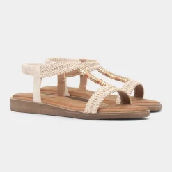 Lunar Portofino Womens Cream Sandal