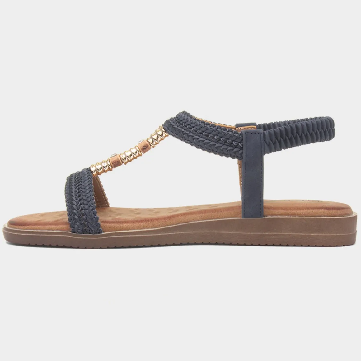 Lunar Portofino Womens Navy Sandal