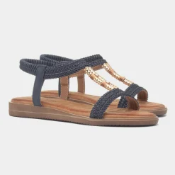 Lunar Portofino Womens Navy Sandal