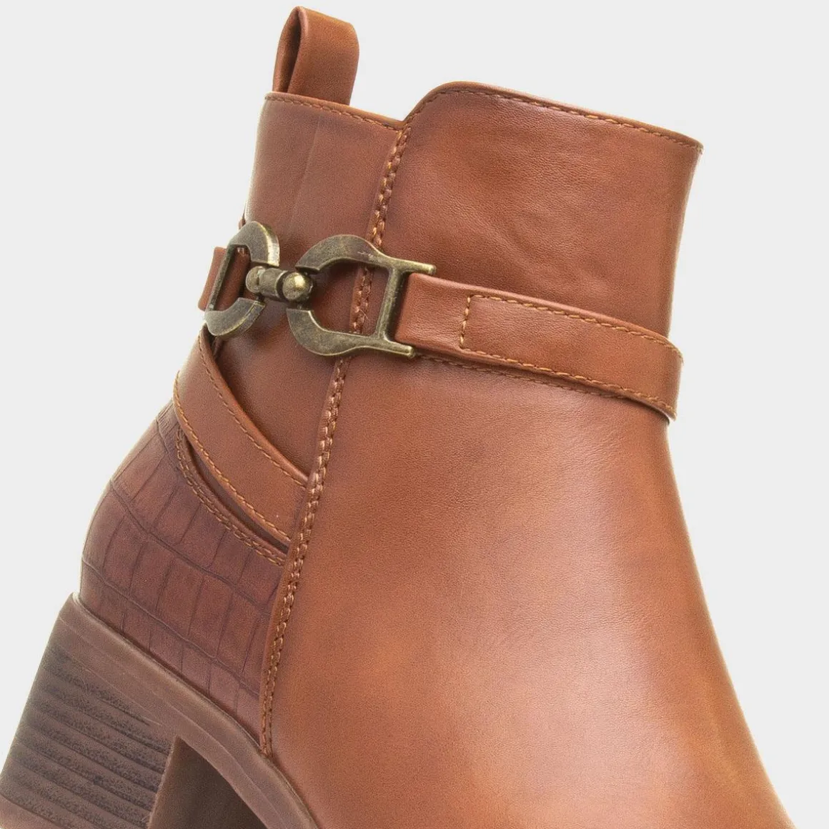 Lunar Solana Womens Tan Ankle Boot