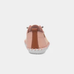 Lunar St Ives Womens Salmon Leather Casual Shoe