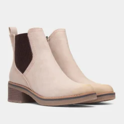 Lunar Tonia Womens Beige Ankle Boot