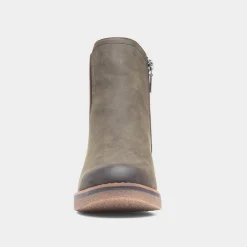 Lunar Tonia Womens Olive Ankle Boot