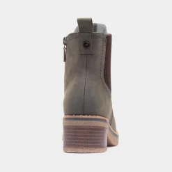 Lunar Tonia Womens Olive Ankle Boot