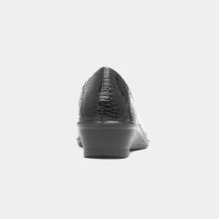 Lunar Winnie Womens Black Leather Shoe