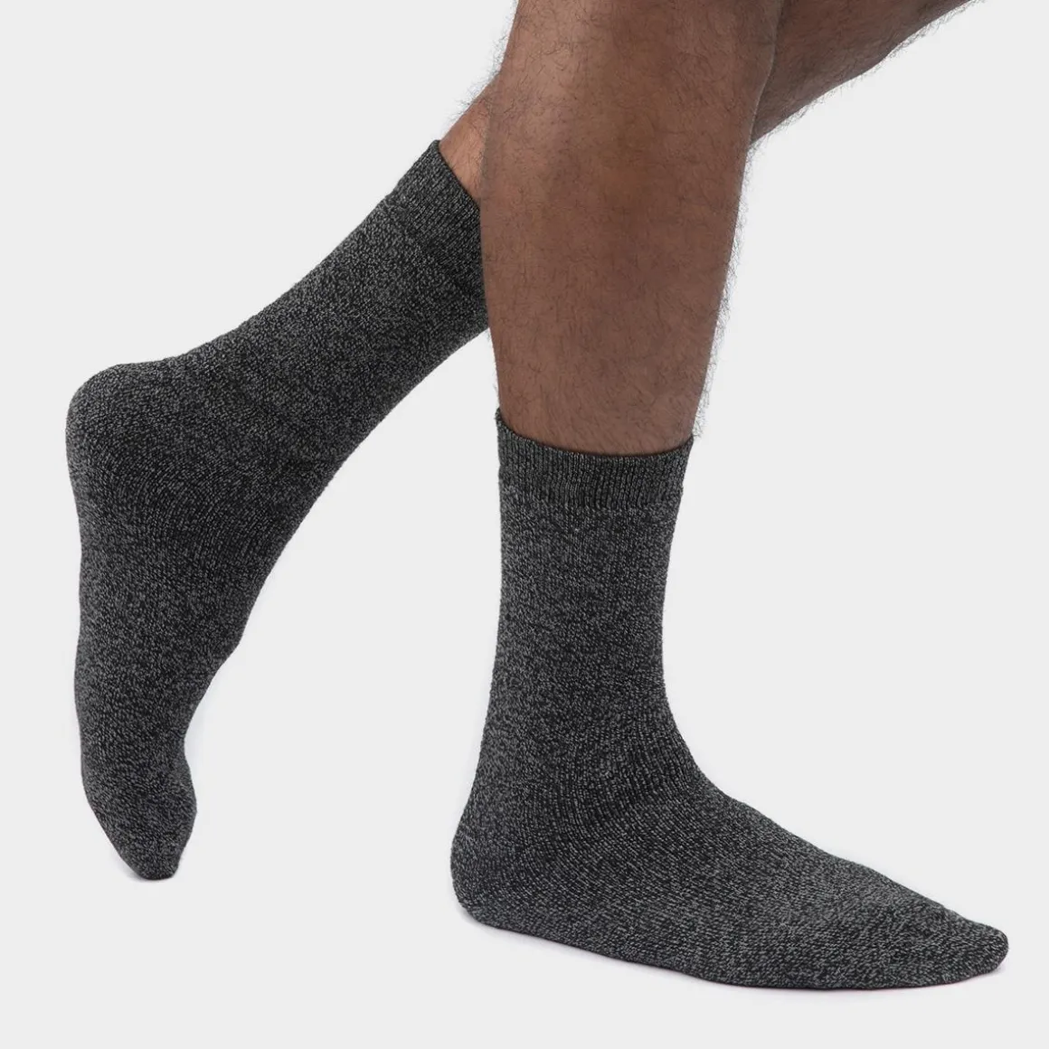 Malvern Mens 3 Pack Grey & Navy Boot Socks