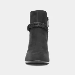 Marco Tozzi Comb Womens Black Block Heel Boot