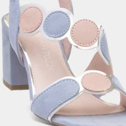 Marco Tozzi Womens Blue Vegan Heel