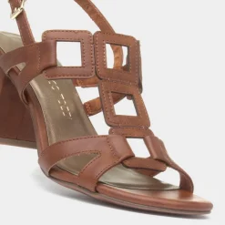 Marco Tozzi Womens Brown Vegan Heel