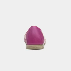 Marco Tozzi Womens Grape Leather Ballerina Shoe