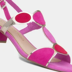 Marco Tozzi Womens Pink Heeled Sandal