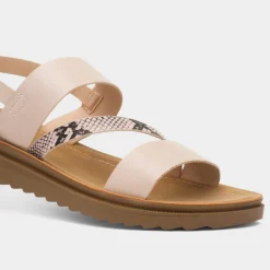 Maya Grace Eden Womens Blush Wider Fit Sandal