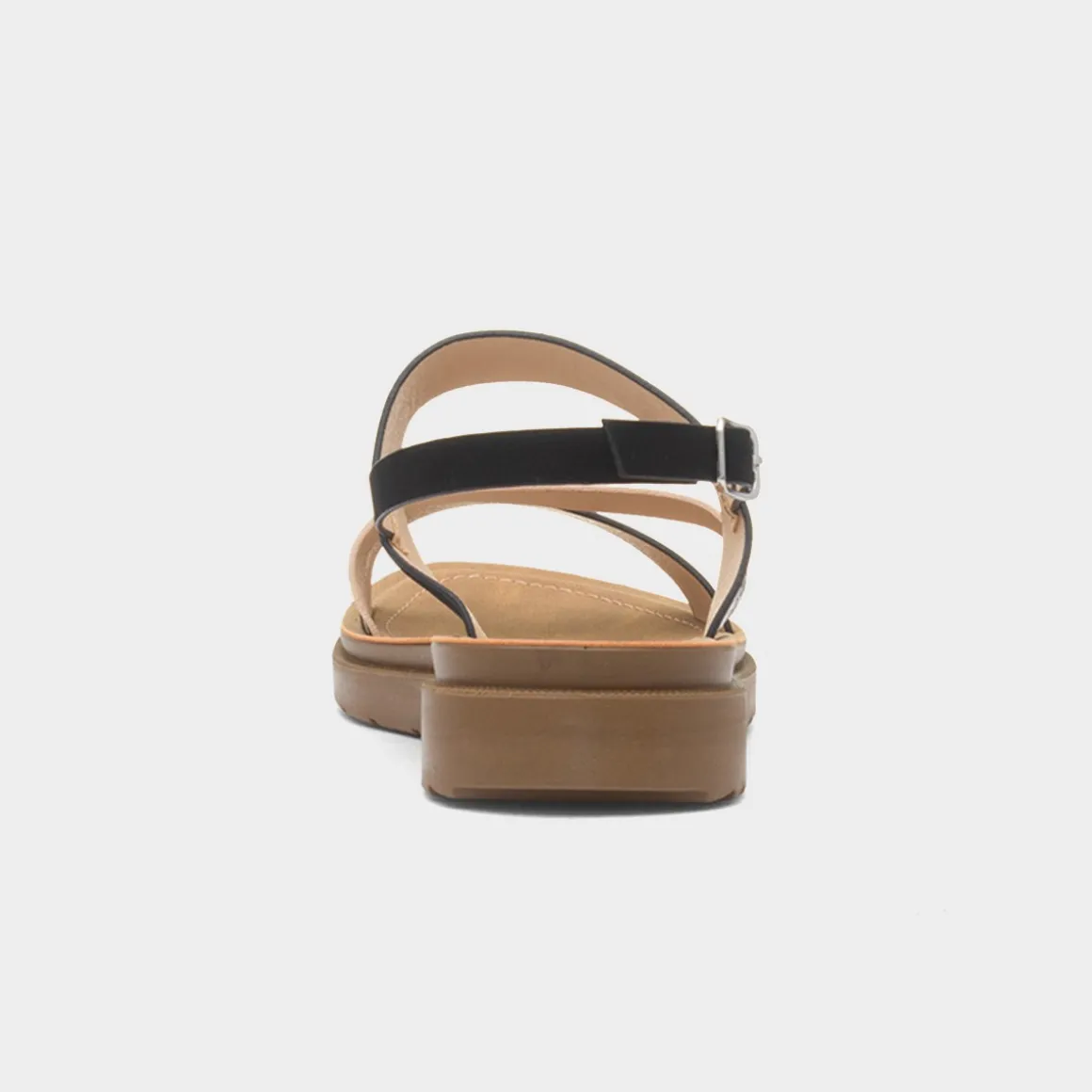 Maya Grace Eden Womens Black Wider Fit Sandal