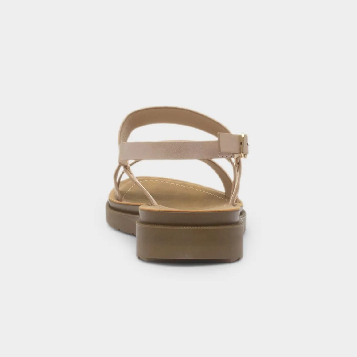 Maya Grace Eden Womens Rose Gold Wider Fit Sandal