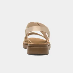 Maya Grace Marlene Womens Gold Strappy Sandal