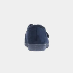 Mirak Andrea Womens Navy Easy Fasten Slipper